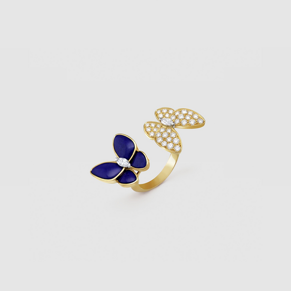 Two Butterfly Between the Finger ring