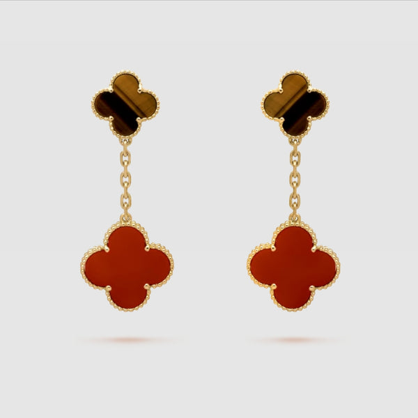 Magic Alhambra earrings, 2 motifs