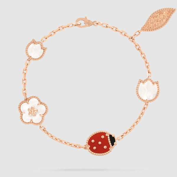 Van Cleef - Lucky Spring bracelet, 5 motifs