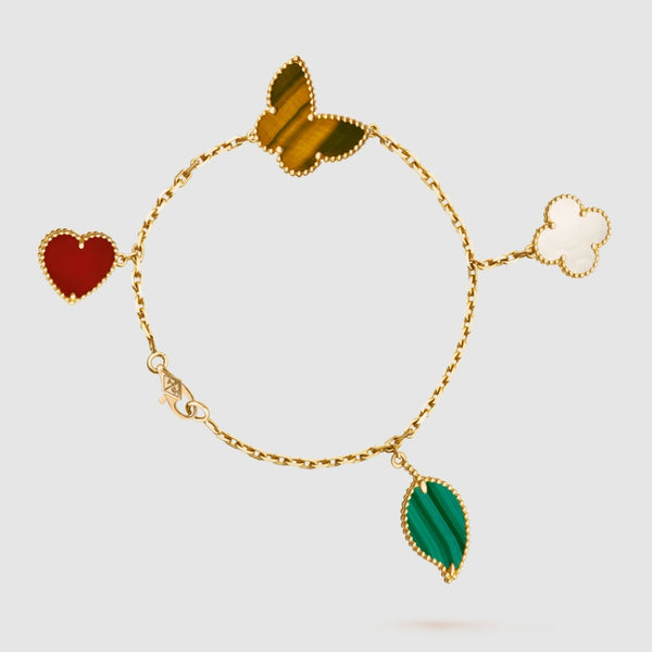 Van Cleef - Lucky Alhambra bracelet, 4 motifs